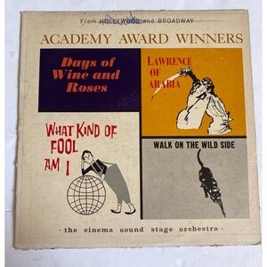 CINEMA SOUND STAGE ORCHESTRA Academy Award Hits Vintage Vinyl Record